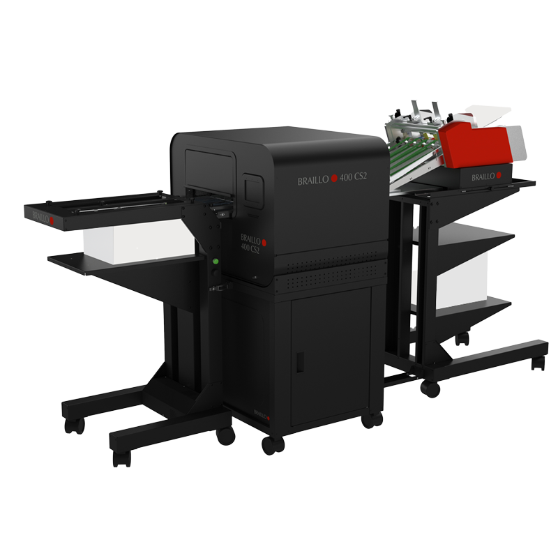 Braillo 400 CS2 Braille Printer Çapraz Görünüm